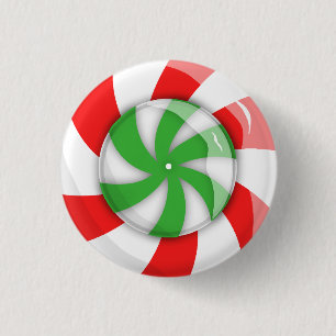 Christmas Candy 3 Cm Round Badge
