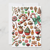 Christmas Candy And Sweet treats clipart