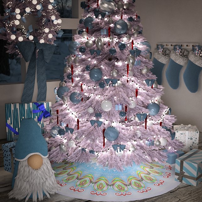 Christmas Candy Brushed Polyester Tree Skirt (Creator Uploaded)