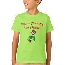 Christmas Candy Cane -David Kids' Basic T-Shirt