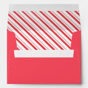 Christmas Candy Cane Envelope