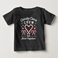 Christmas Candy Cane Heart Crew Family Matching