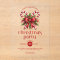 Christmas Candy Cane Party Invitation