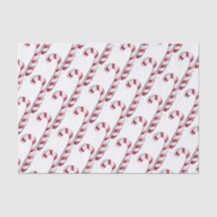 Christmas Candy Cane Pattern Tissue Paper