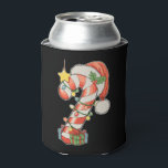 Christmas Candy Cane Santa Hat Xmas Holiday Season Can Cooler<br><div class="desc">Christmas Candy Cane Santa Hat Xmas Holiday Season</div>