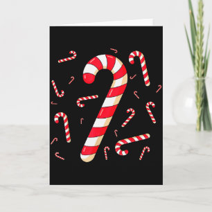 Christmas Candy Cane Santa Xmas Family Kid Toddler Card