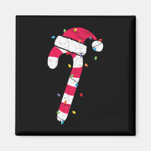 Christmas Candy Cane Santa Xmas Kids Toddler Youth Magnet