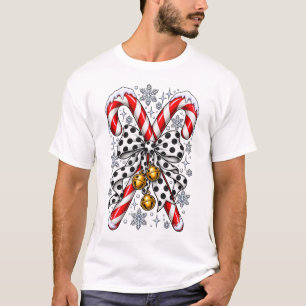 Christmas Candy Cane Shirt, Candy Cane Christmas T-Shirt