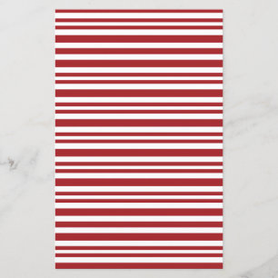 Christmas Candy Cane Stripes Scrapbook Paper