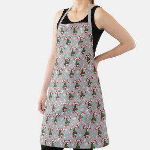 Christmas Candy Canes Apron