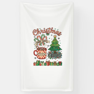 Christmas Candy Canes Cocoa Chaos Tree Mug Present Banner