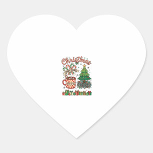 Christmas Candy Canes Cocoa Chaos Tree Mug Present Heart Sticker