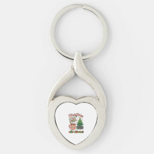 Christmas Candy Canes Cocoa Chaos Tree Mug Present Key Ring