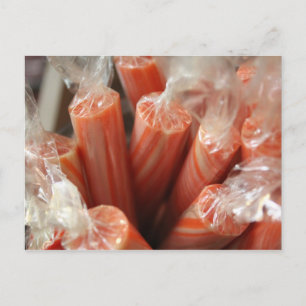 Christmas Candy Canes Postcard