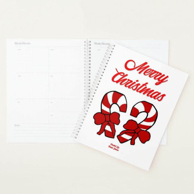 Christmas Candy Canes Standard Planner (Display)
