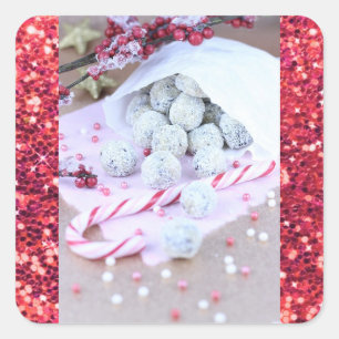 Christmas Candy Canes Sticker