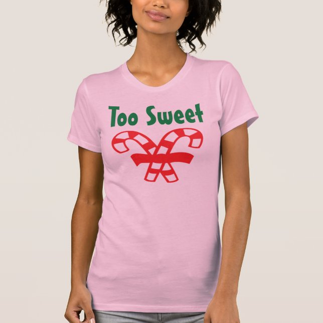 Christmas Candy Canes T-Shirt (Front)