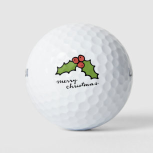 Christmas candy golf balls