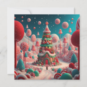 Christmas candy land A Holiday Card
