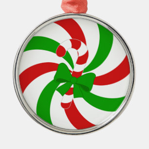 Christmas candy metal tree decoration