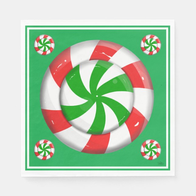 Christmas Candy Napkin (Front)