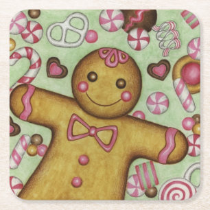 Christmas Candy Paper Coasters