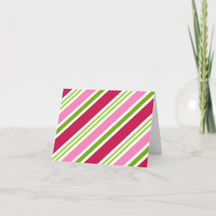 Christmas Candy Striped Card