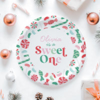 Christmas Candy Sweet One First Birthday