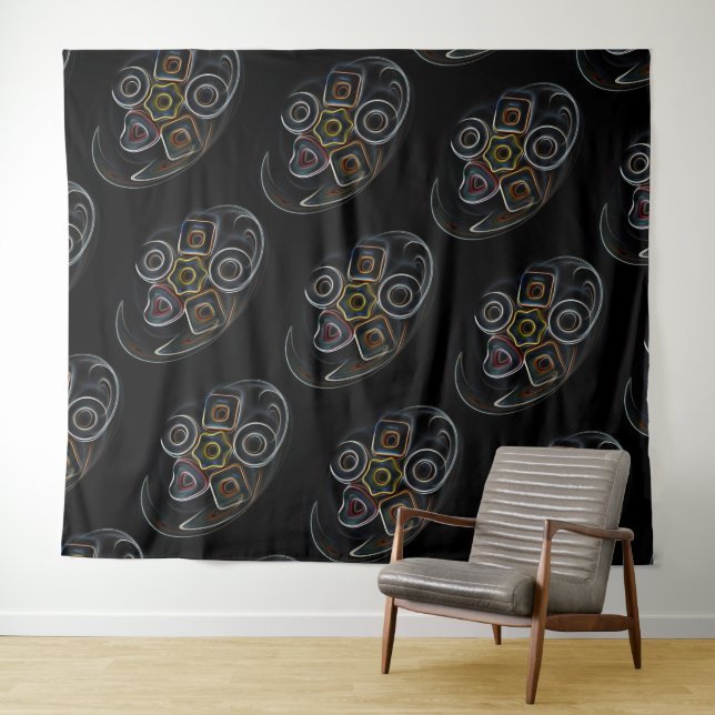 Christmas candy tapestry (In Situ (Horizontal))