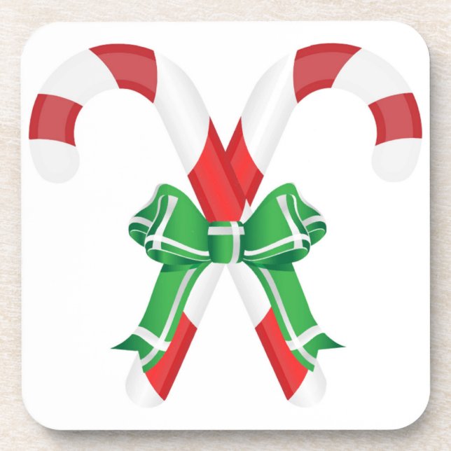 CHRISTMAS CANDYCANES COASTER (Front)