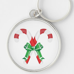 CHRISTMAS CANDYCANES KEY RING