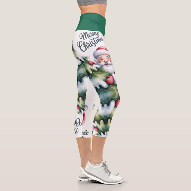 Christmas Capri Leggings (Right)