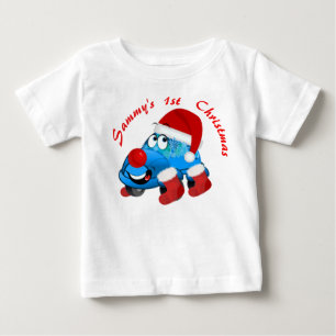 Christmas Car Cartoon Holiday Jersey T-Shirt