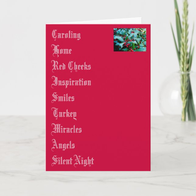 Christmas Card (Front)