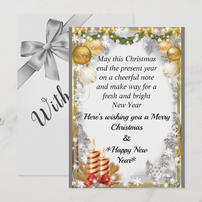 Christmas Card (Front/Back)