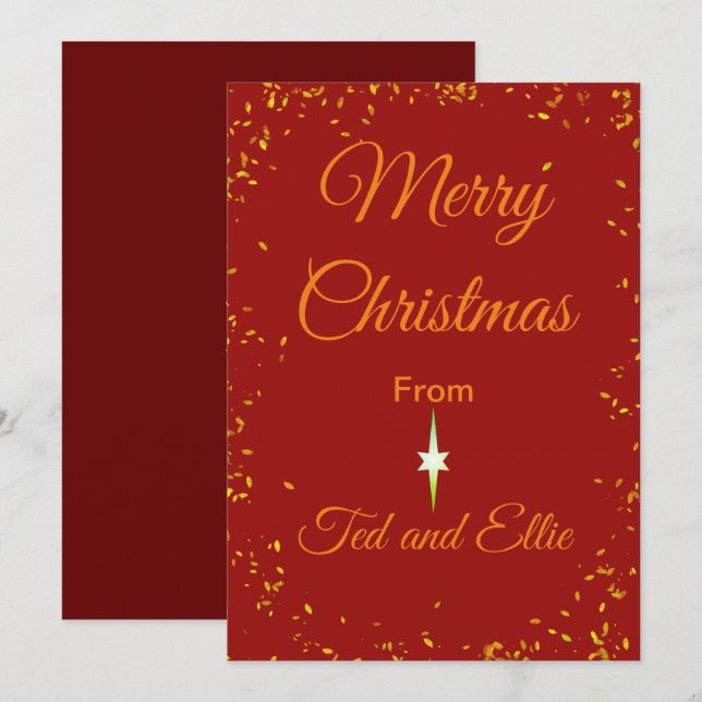 Christmas Card (Front/Back)