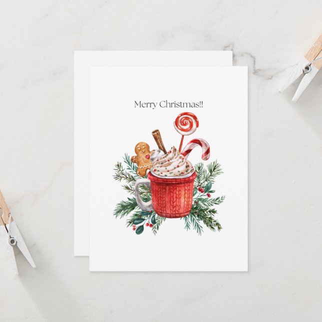 Christmas card (Front/Back In Situ)