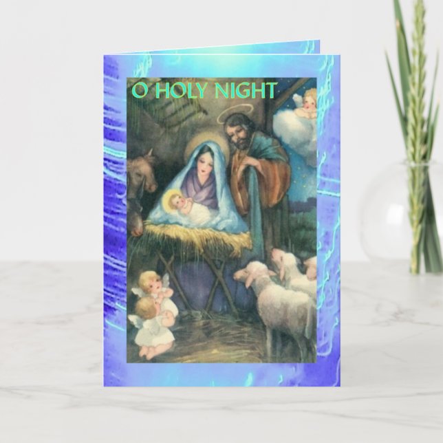 Christmas Card - 8 of 9 - Victorian Nativity (Front)