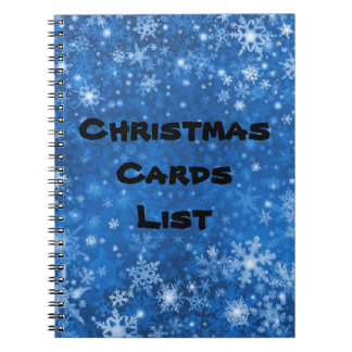 Christmas card address book