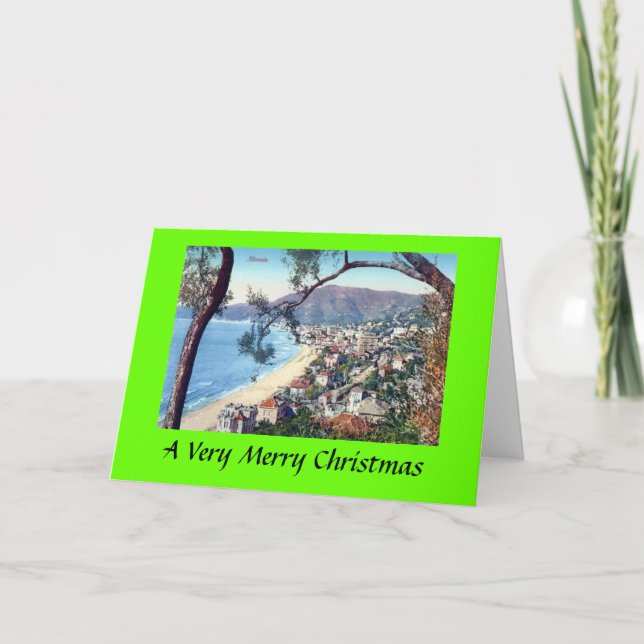 Christmas Card - Alassio, Italy (Front)