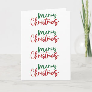 Christmas Card - Blank Inside - Add Custom Message