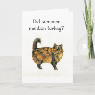 Christmas Card - Brown Tabby Cat