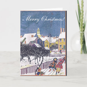 Christmas card - Dec 1925 Woman's World Cover