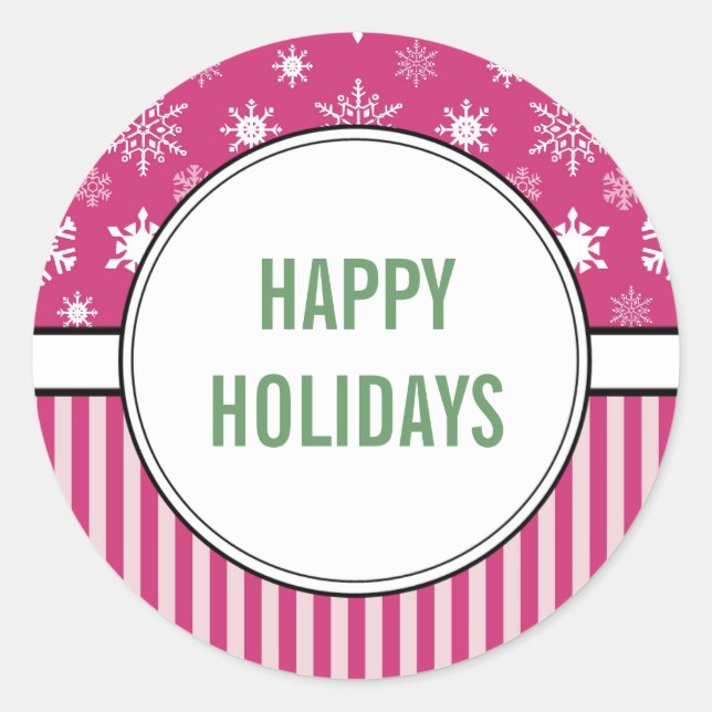 Christmas Card Envelope Seals (Front)