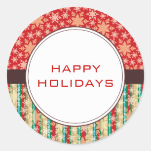 Christmas Card Envelope Seals