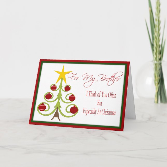 Christmas Card for Brother (Front)