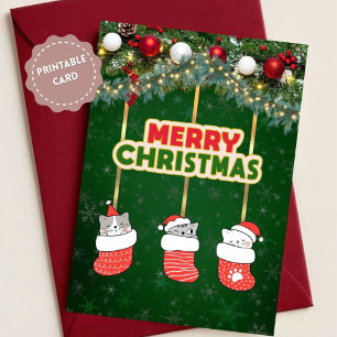 Christmas Card for Cat Lovers