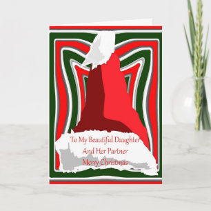 Christmas Card For Daughter And Her Partner