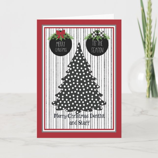 Christmas Card for Dentist & Staff (Front)