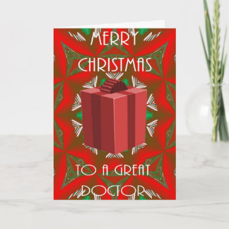 Christmas Card For Doctor